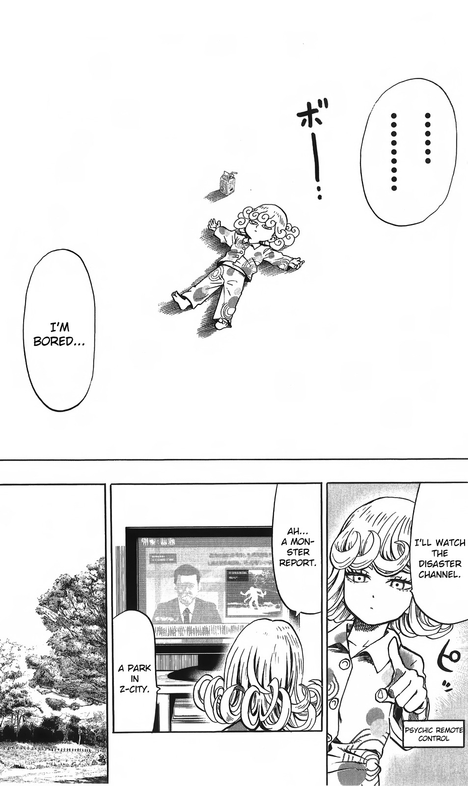 Chapter 55.6 (Tatsumaki's Day Off | Volume 10 Extras) page 7