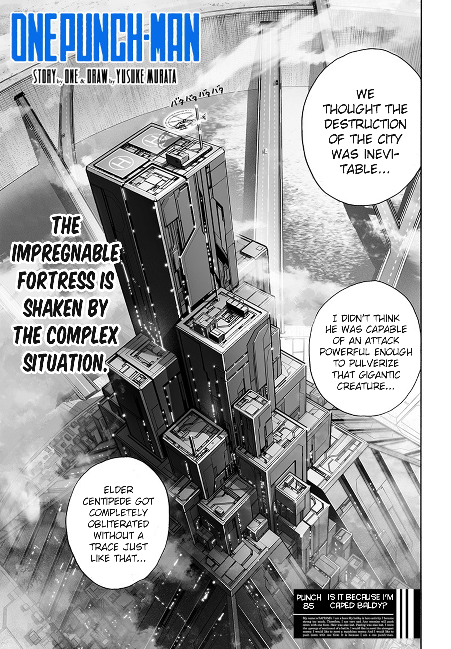 Chapter 85: Is it Because I'm Caped Baldy? page 1